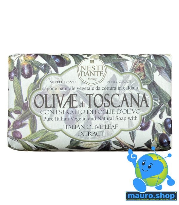 Nesti Dante – Olivae di Toscana sapone naturale vegetale da cottura in caldaia con estratto di foglie d’olivo 150 g