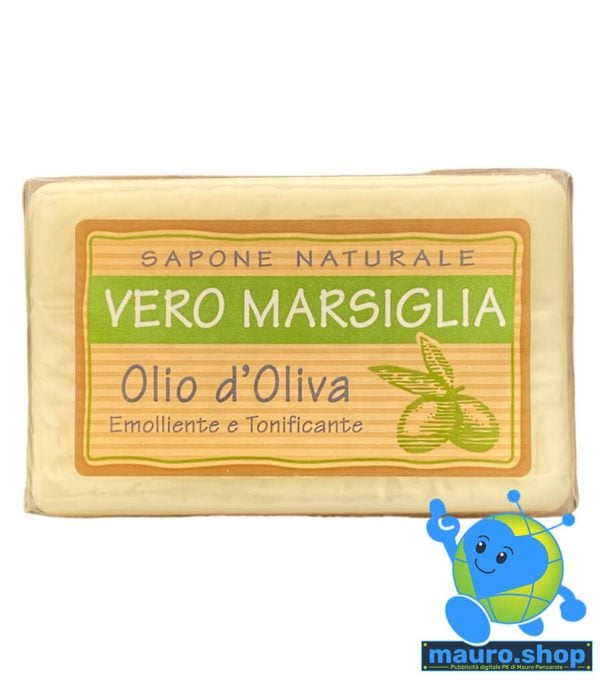 Saponeria Nesti Firenze – Vero marsiglia olio d’oliva sapone naturale emolliente e tonificante 150 g.